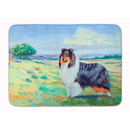 Carolines Treasures Collie Machine Washable Memory Foam Mat 7140RUG